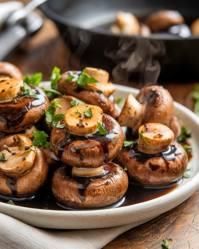 Succulent Balsamic Soy Garlic Mushrooms: A Flavor Explosion!