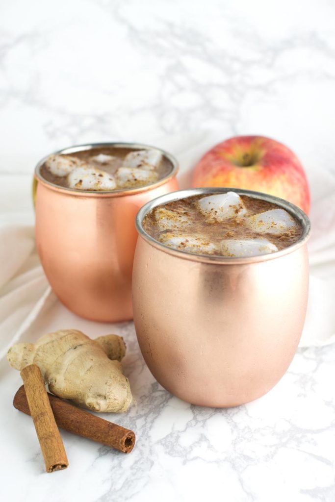 Spicy Autumn Apple Fizz