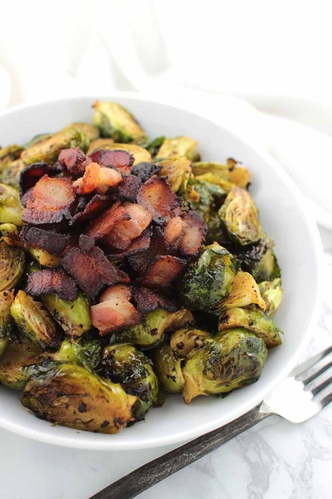 Sweet & Savory Maple Bacon Brussels Sprouts That Wow!