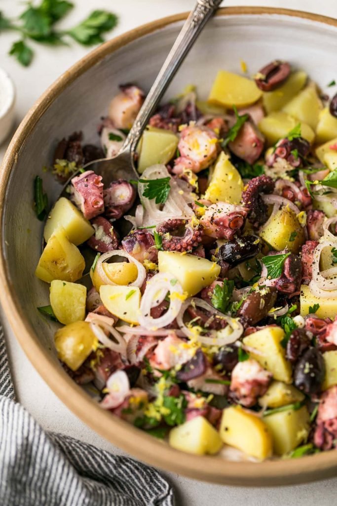 Discover the Secret to Perfect Mediterranean Octopus Salad!