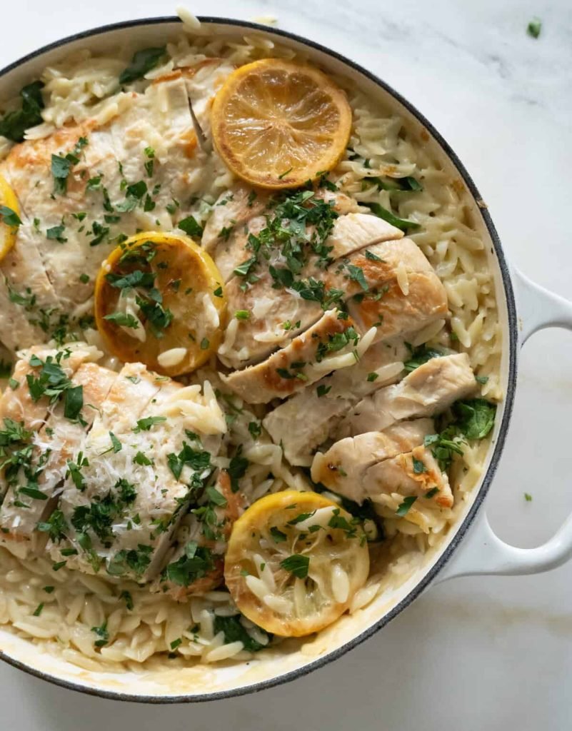 Savor One-Pan Chicken Orzo: Quick, Flavorful Weeknight Bliss