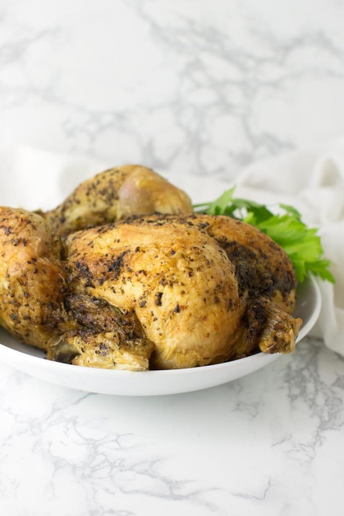 Savory Herb-Infused Garlic Roast Chicken