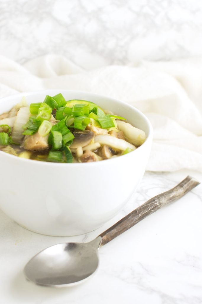 Savor the Twist: 15-Minute Udon Zoodle Soup You'll Crave!