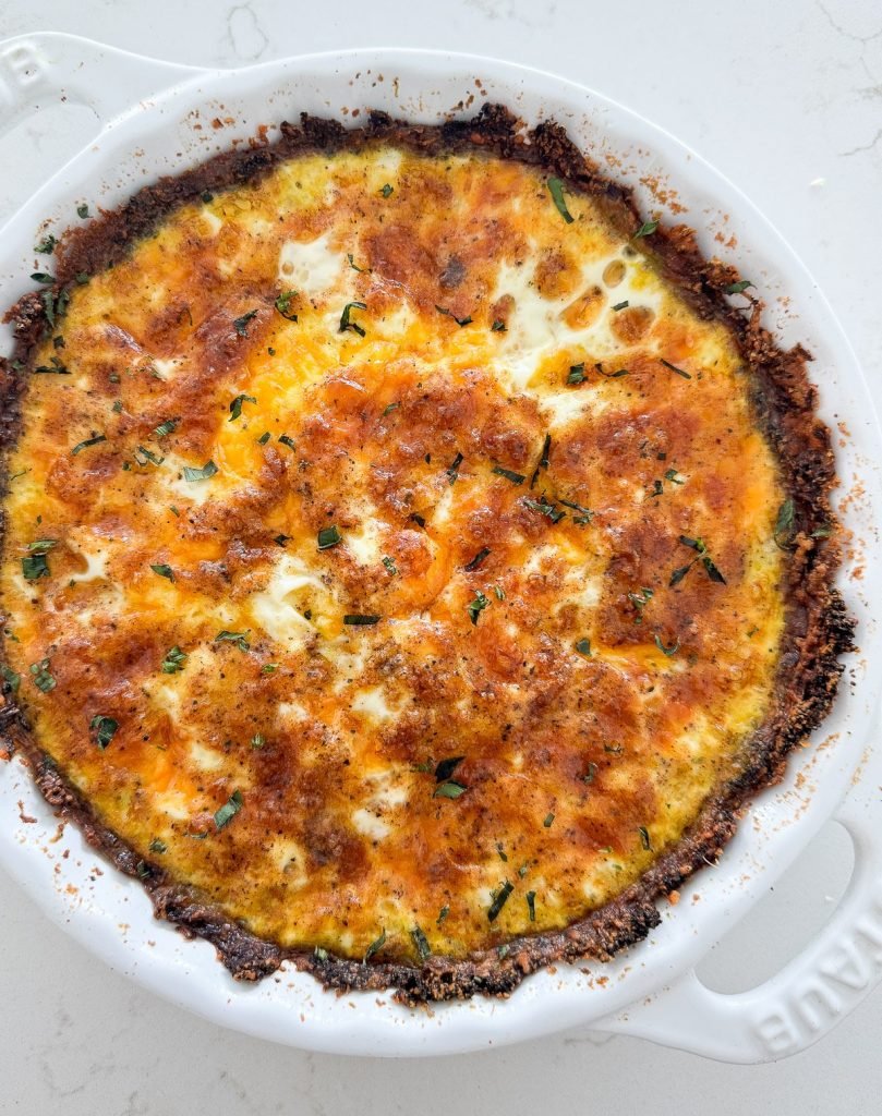 “Delicious Broccoli Crust Quiche: A Healthy Twist on Tradition”