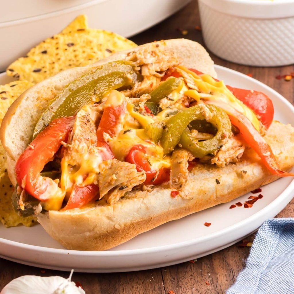 Savor the Ultimate Crock Pot Chicken Cheesesteak: Easy Perfection!