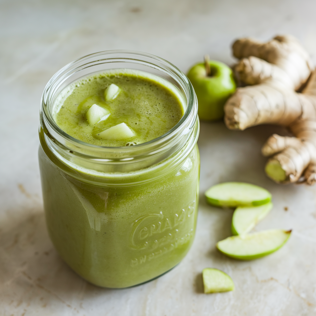 Revitalize Your Day: Zesty Green Apple Ginger Smoothie Recipe