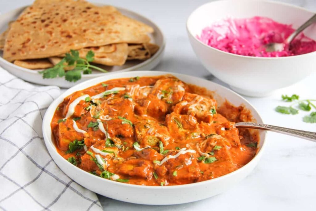 Silken Tofu in a Creamy Tomato Symphony