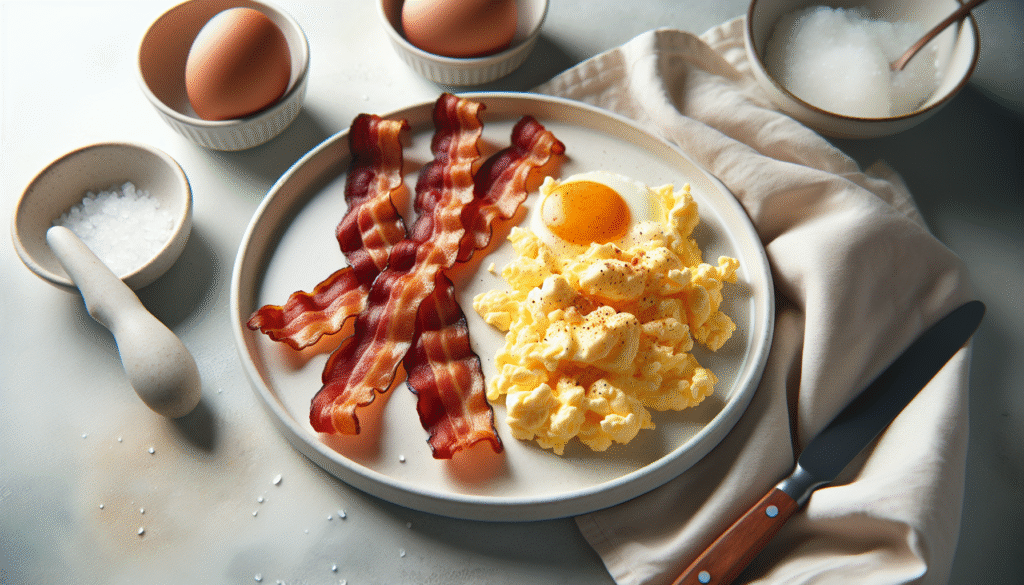 Perfectly Fluffy Scrambled Eggs with Crispy Bacon: A Breakfast Dream!