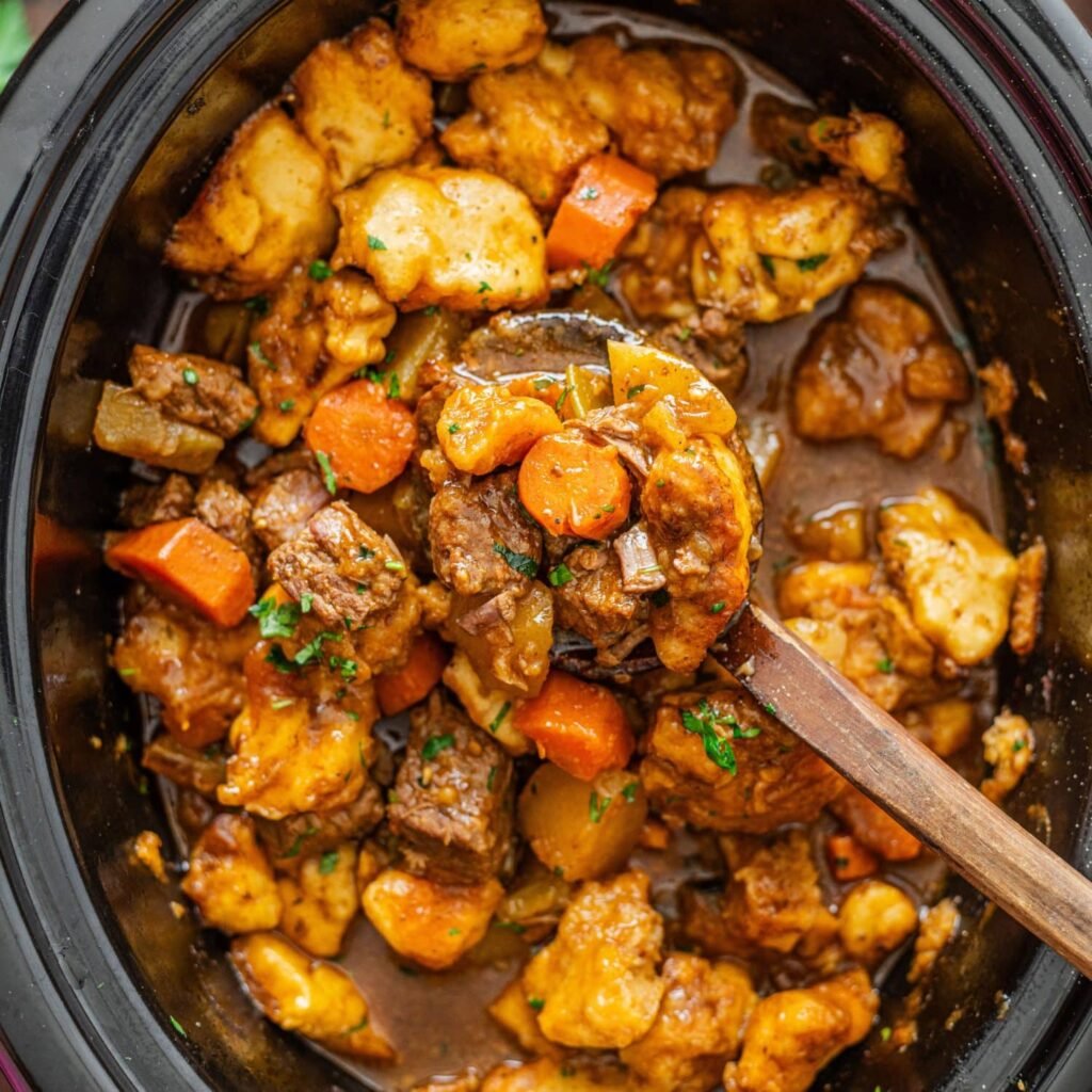 Irresistible Crock Pot Beef Dumplings: Comfort Food Made Easy!